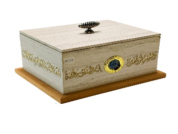 Ivory stone-look cigar box — 2
